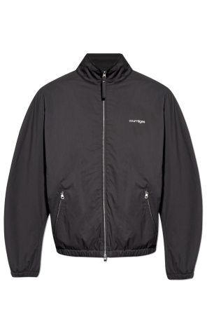 ジャケット BALENCIAGA JACKET (814127TQO35 1000) Balenciaga Black Under Armour windbreaker collaboration